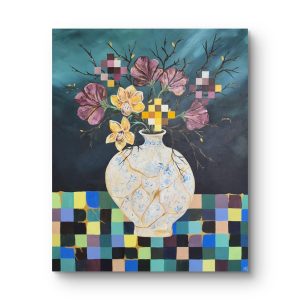 "Kintsugi" - 100 x 120cm - Acrylic On Canvas