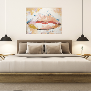 "Muted" - Hand Painted Acrylic on Canvas - 100x80cm