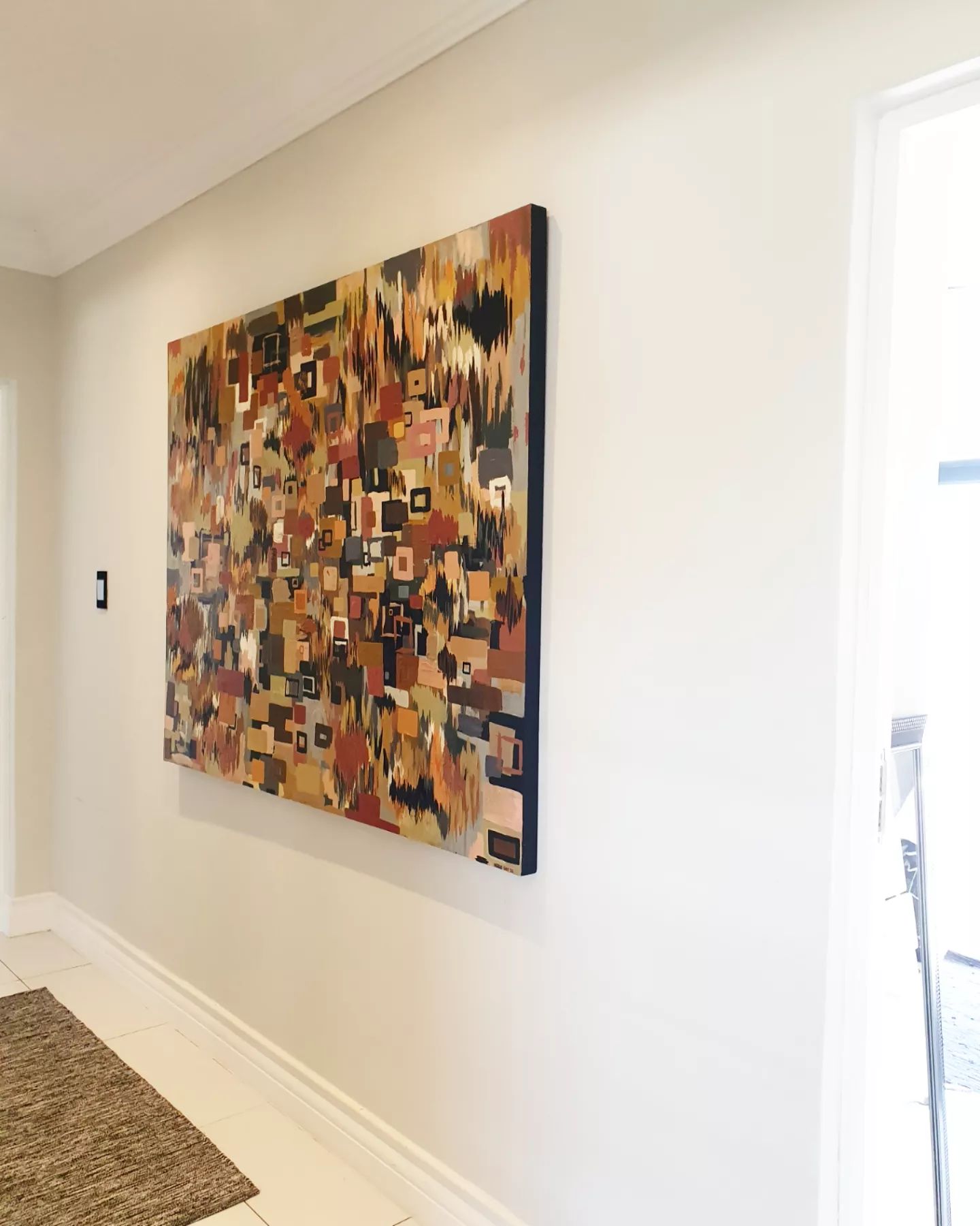 '- SOLD - "The Saltillo" - Hand Painted Acrylic - 152 x 122cm - Mixed media on Box Board Canvas - Image 16