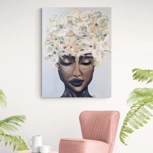 '- SOLD - "Vanda" - Acrylic on Canvas - 91.5 x 122cm
