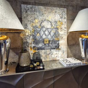 '- SOLD - "C'est Chic" - 100 x 120cm - Mixed Media
