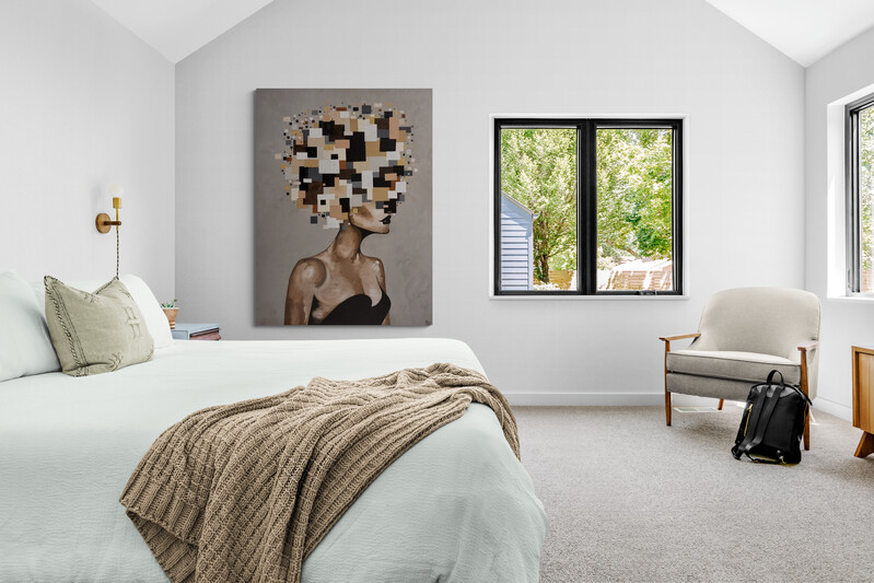 '- SOLD - Nintai" - Acrylic On Box Board Canvas - 152.5cm x 122cm - Image 5
