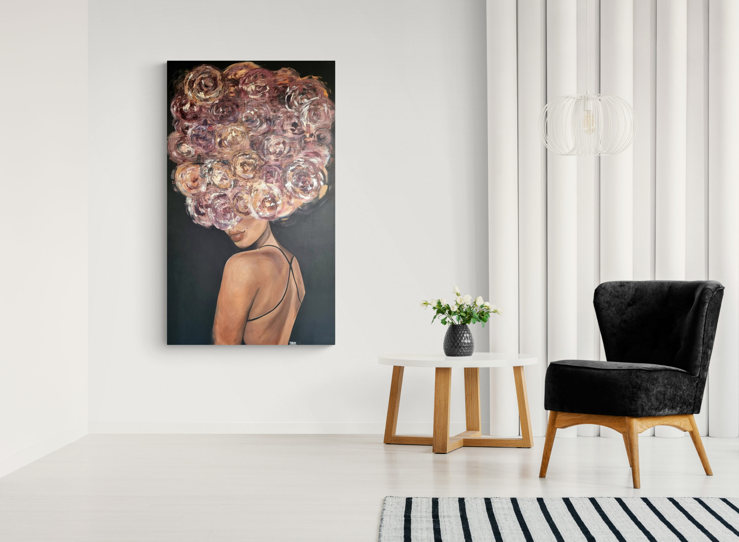 "Miss Lucy" - 188cm x 110cm - Image 7