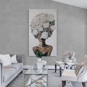 SOLD - "Purity" - Hand Painted Acrylic on Canvas - 153cm x 91cm