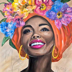 '- SOLD - "Joyful Bloom" - A0 - 84cm x 119cm - Acrylic On Canvas