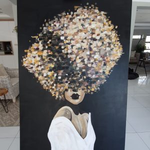 '- SOLD - "Beautiful Chaos" - Hand Painted Acrylic on Canvas - 100x150cm