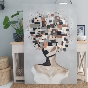 '-SOLD - "Cleo" - Hand painted Acrylic on Canvas 150cm x 100cm