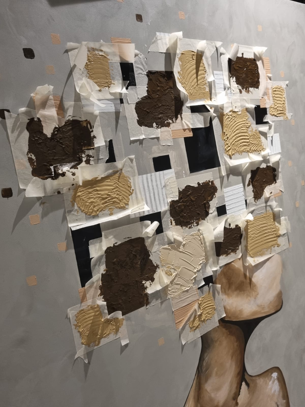 '- SOLD - Nintai" - Acrylic On Box Board Canvas - 152.5cm x 122cm - Image 26