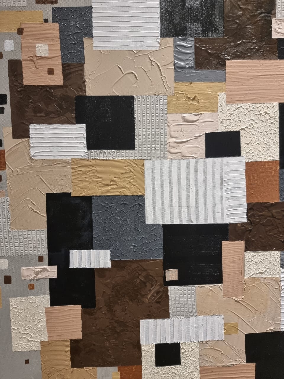 '- SOLD - Nintai" - Acrylic On Box Board Canvas - 152.5cm x 122cm - Image 10