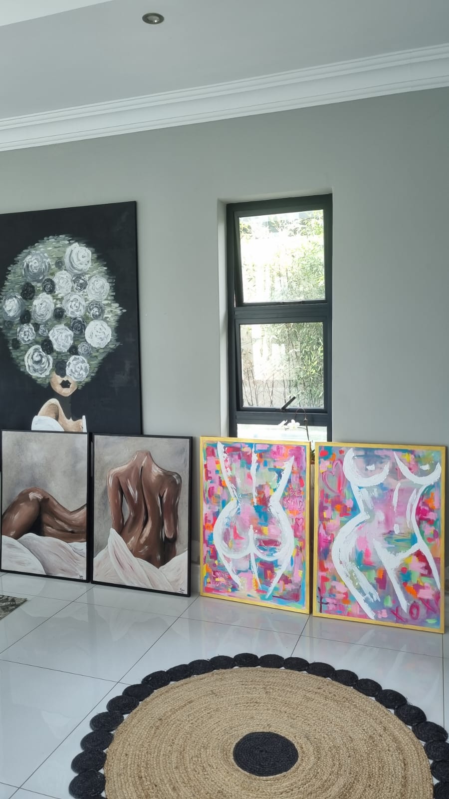 '- SOLD - "You're A Kaleidoscope" - Set of Two A1 Canvases - Acrylic on Canvas - Image 8