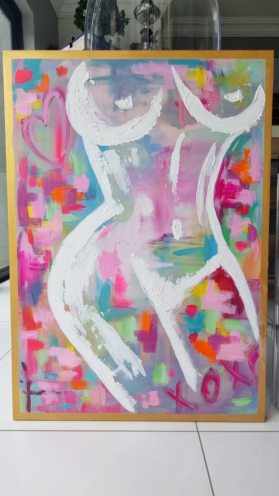 '- SOLD - "You're A Kaleidoscope" - Set of Two A1 Canvases - Acrylic on Canvas - Image 5