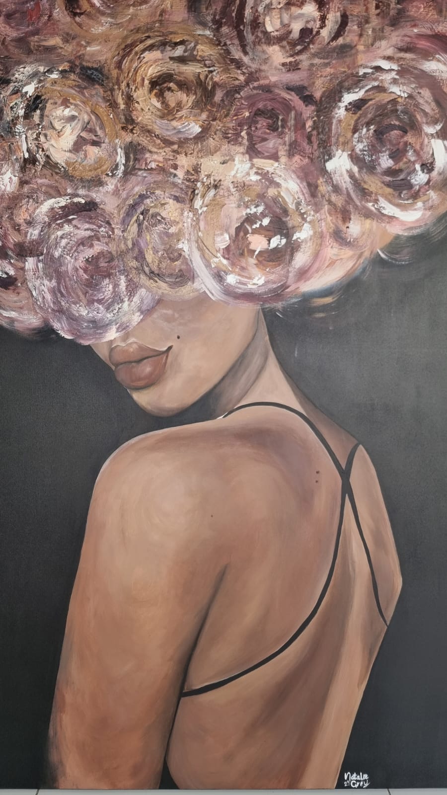 "Miss Lucy" - 188cm x 110cm - Image 5
