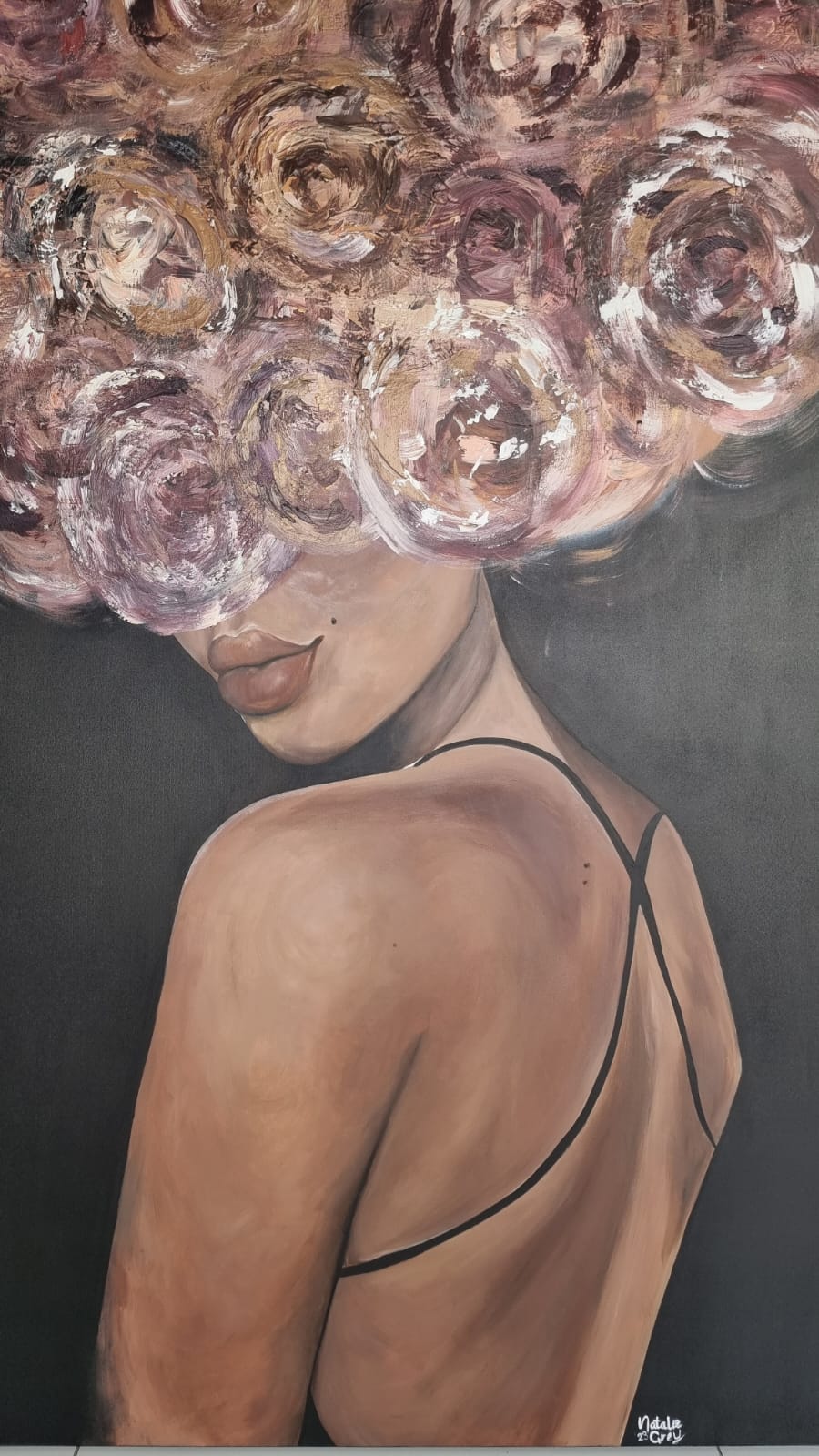 "Miss Lucy" - 188cm x 110cm - Image 4