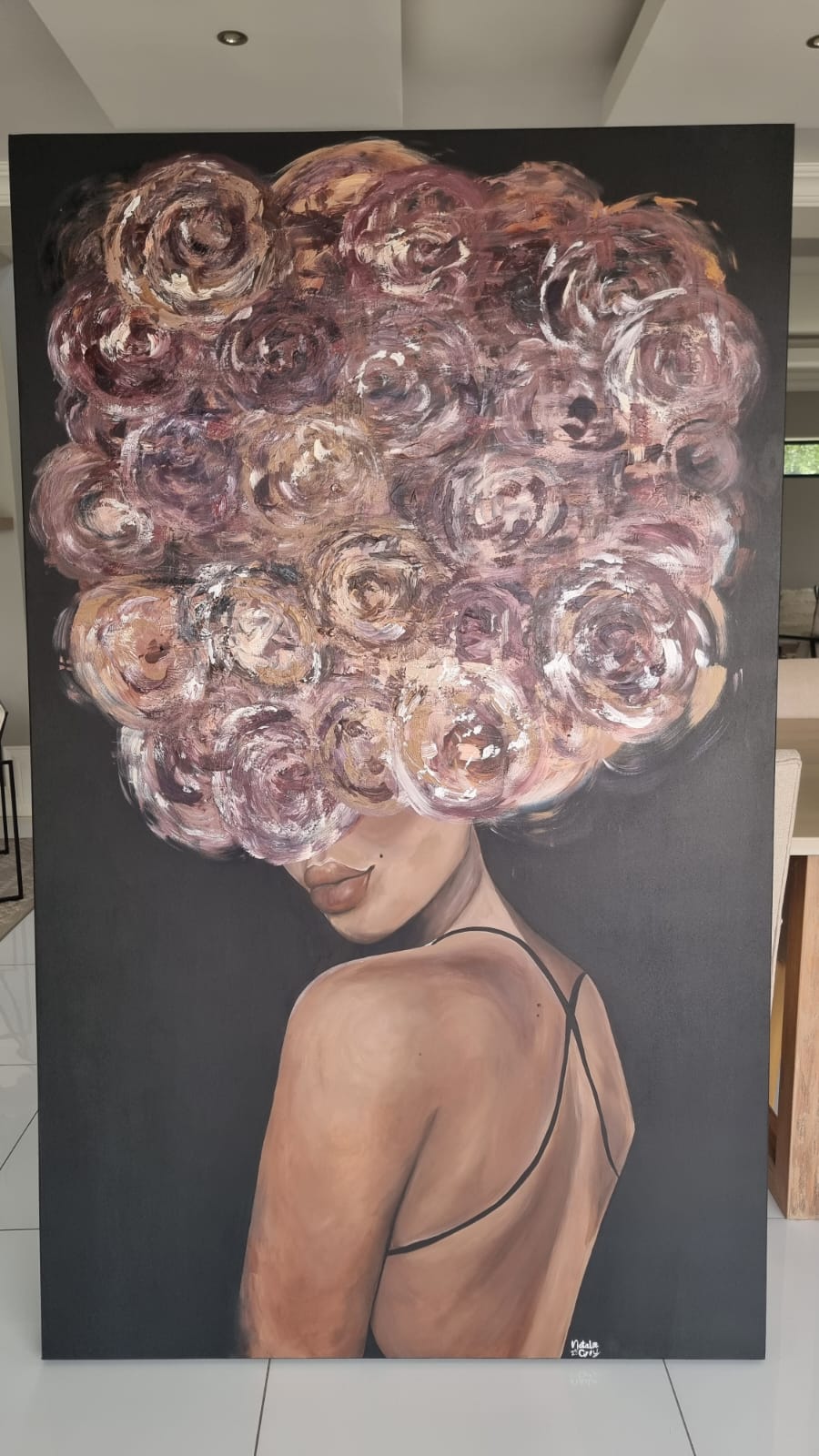 "Miss Lucy" - 188cm x 110cm - Image 8