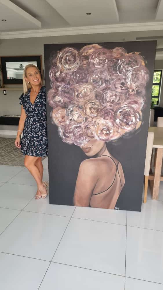 "Miss Lucy" - 188cm x 110cm - Image 9