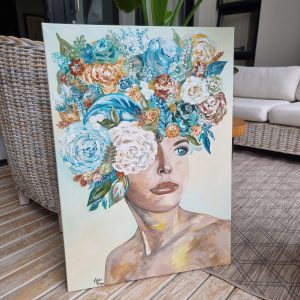 '- SOLD - "Jordan Bloom's" - 60 x 90cm - Acrylic on Canvas