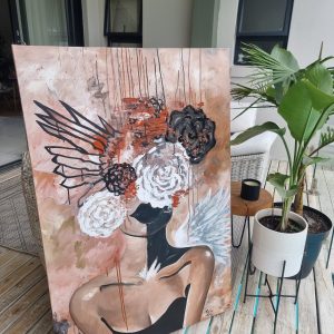 '- SOLD - "Unbroken" - 120 x 68cm