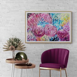 '- SOLD - "African Dreams" - Acrylic on Canvas - 60 x 90cm