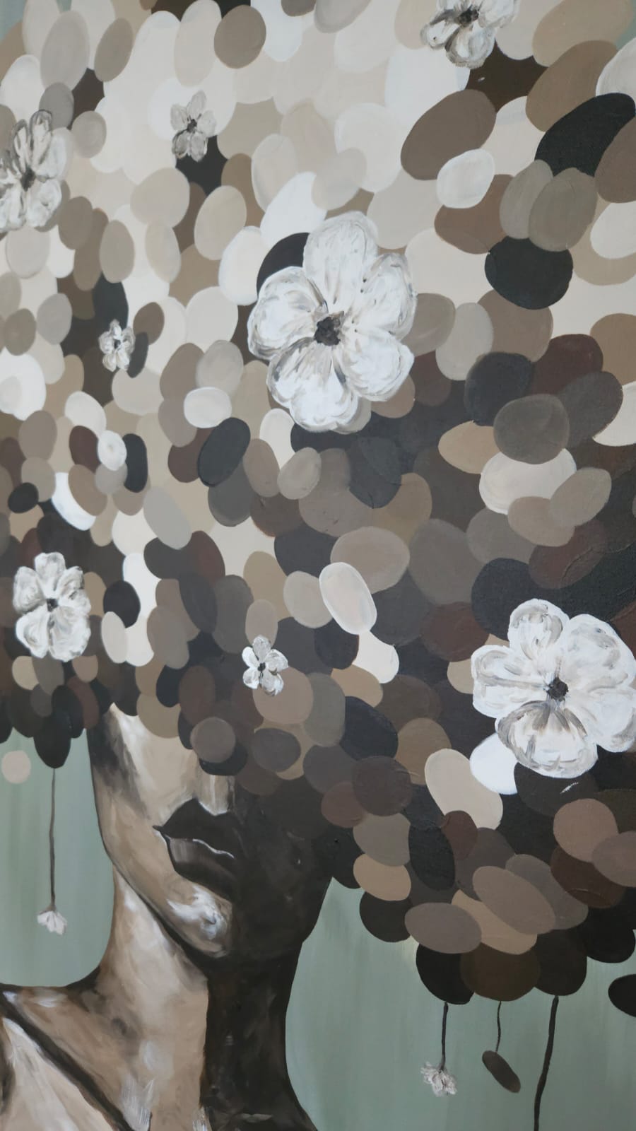 '- SOLD - "Spin My World Around" - Acrylic on Canvas - 91 x 122cm - Image 2