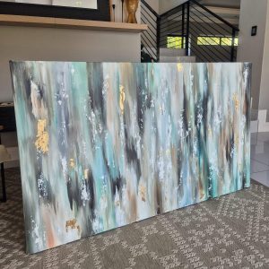 '- SOLD - "Don't Go Chasing Waterfalls - 92 x 153cm - Mixed Media