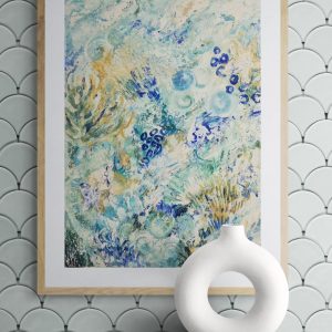 '-SOLD - "Slowly Drifting" - 51 x 71cm - Acrylic On Canvas