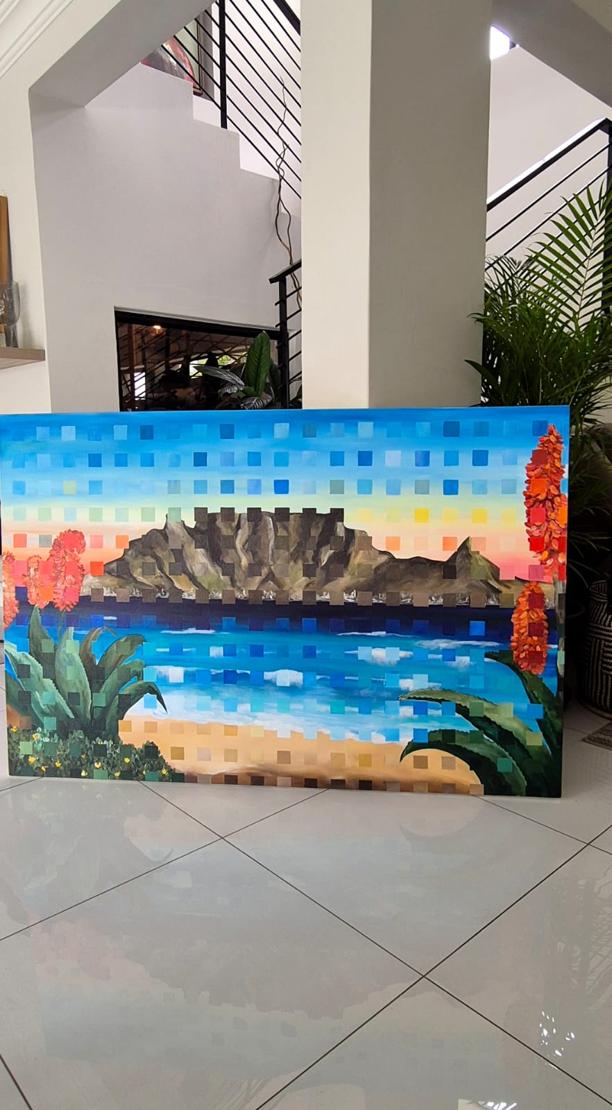SOLD - "South African Splendor" - 100 x 150cm - Acrylic on Canvas - Image 14