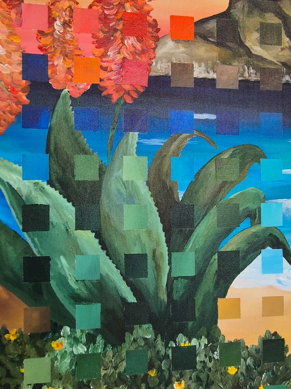 SOLD - "South African Splendor" - 100 x 150cm - Acrylic on Canvas - Image 12