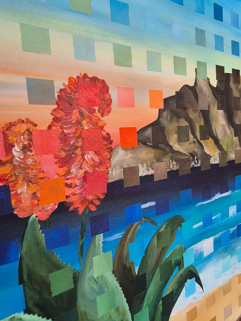 SOLD - "South African Splendor" - 100 x 150cm - Acrylic on Canvas - Image 11