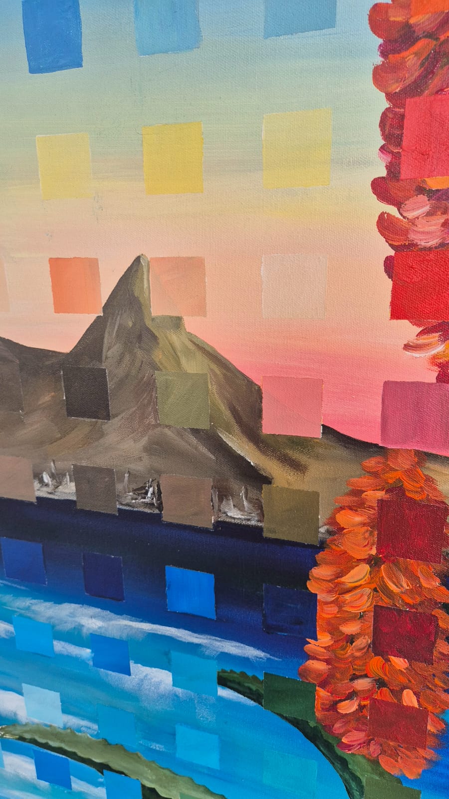 SOLD - "South African Splendor" - 100 x 150cm - Acrylic on Canvas - Image 9