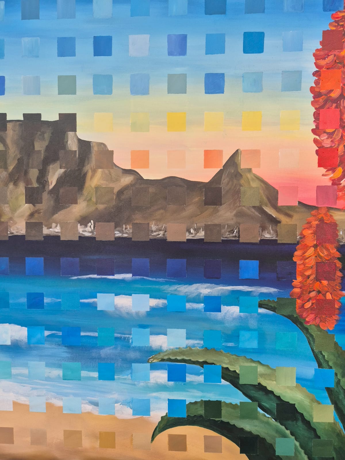 SOLD - "South African Splendor" - 100 x 150cm - Acrylic on Canvas - Image 10