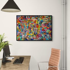 '- SOLD - "The Beauty Of Imperfection" - 119.5 x 84cm - Acrylic on canvas.