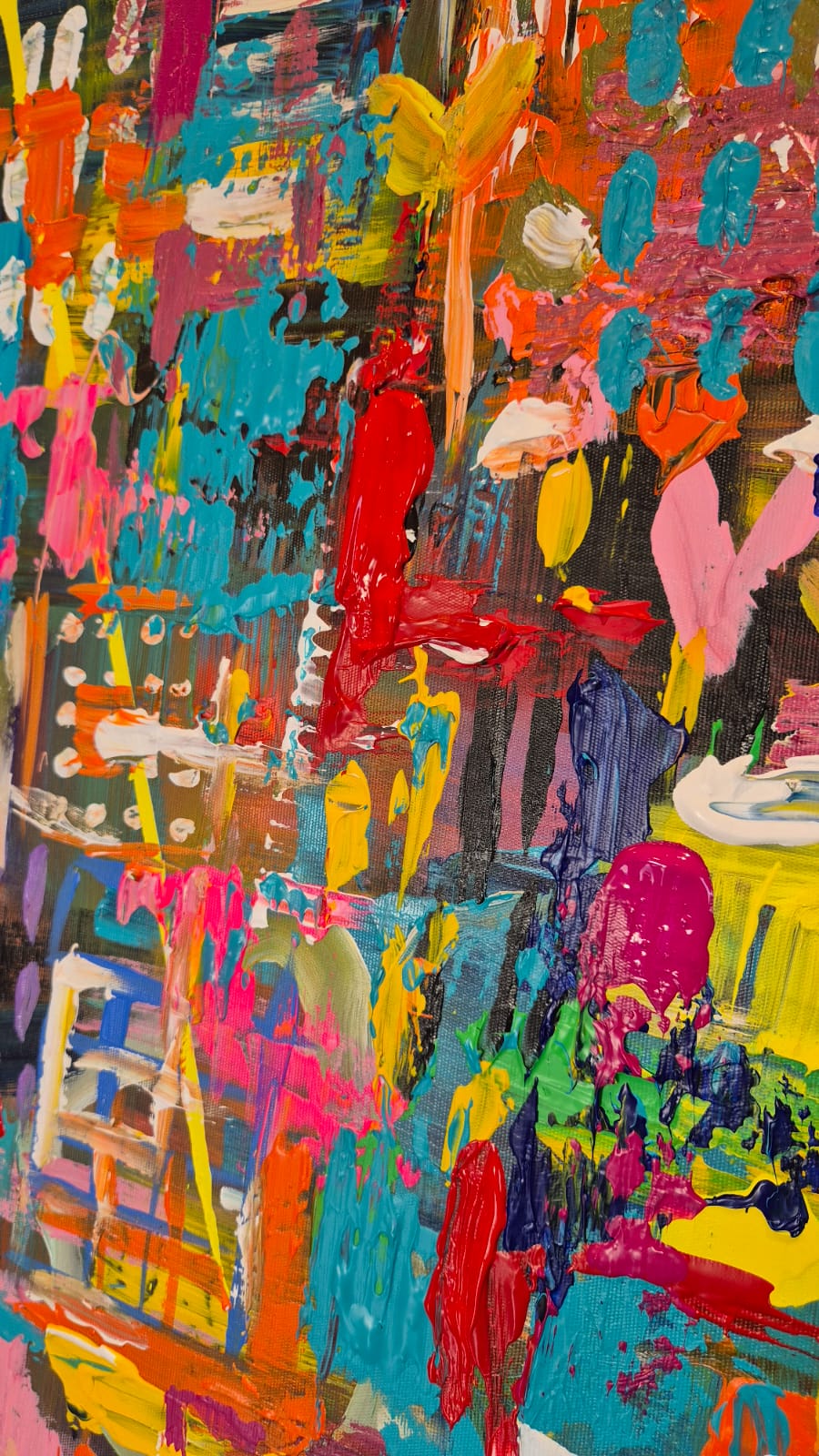 '- SOLD - "The Beauty Of Imperfection" - 119.5 x 84cm - Acrylic on canvas. - Image 14