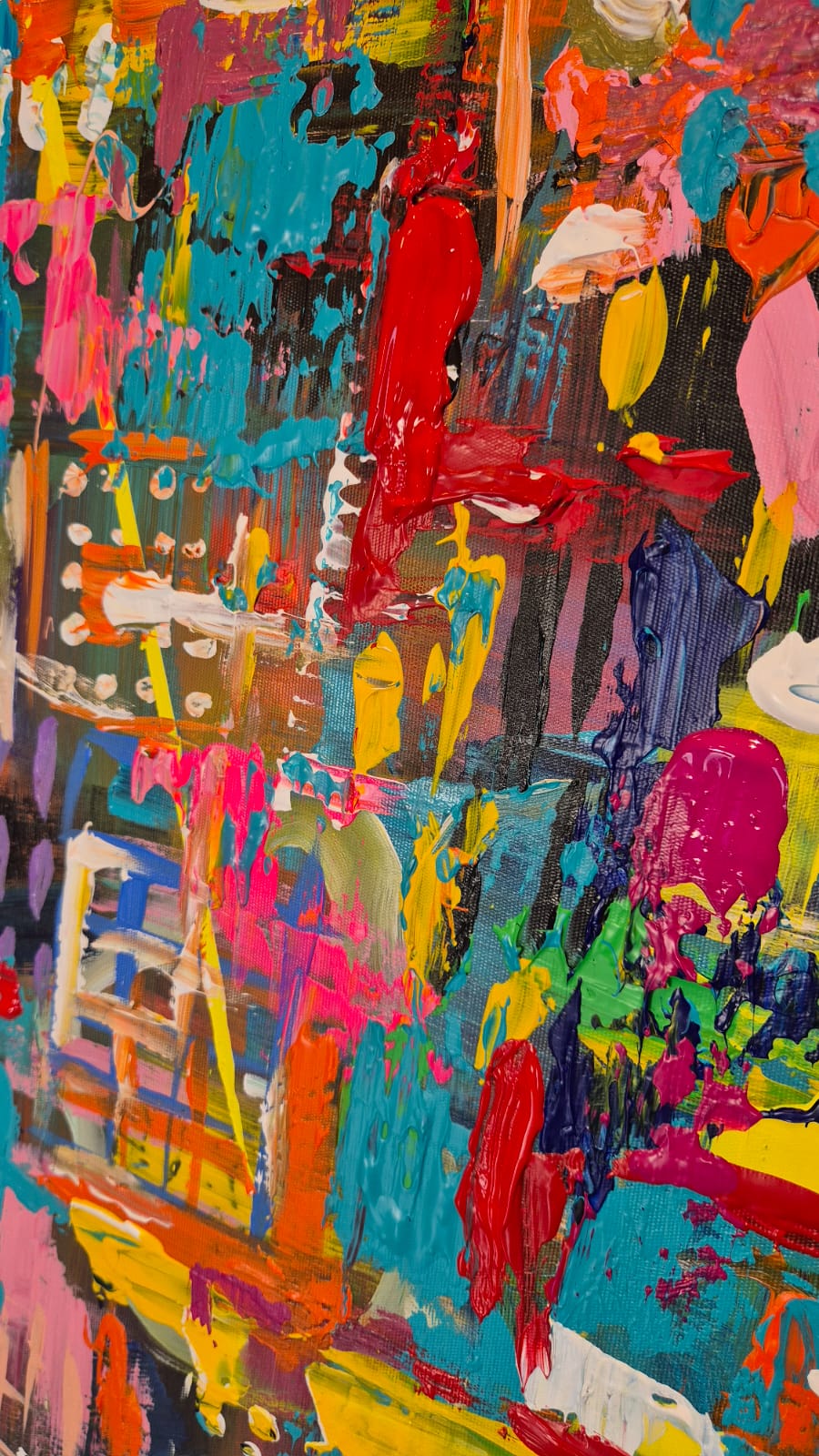 '- SOLD - "The Beauty Of Imperfection" - 119.5 x 84cm - Acrylic on canvas. - Image 15