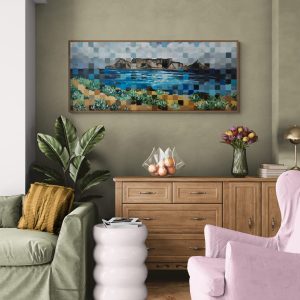 '- SOLD - "Cape Wonder" - 170 x 70cm - Framed - Acrylic On Canvas