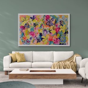 '- SOLD - "Pina Colada's" - 110cm x 180cm - Acrylic On Canvas