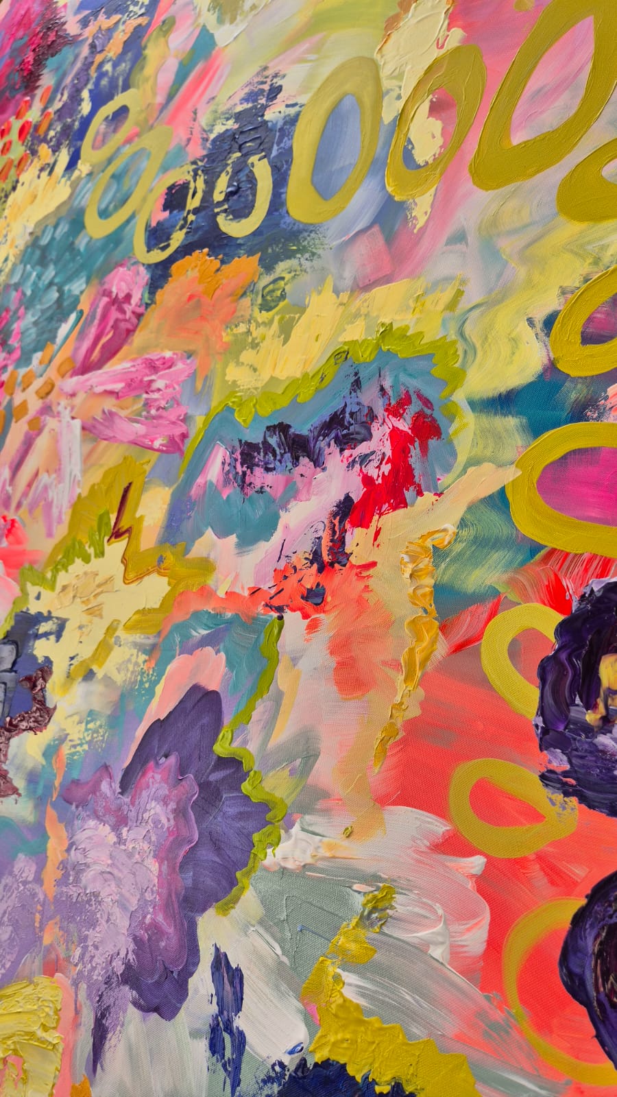 '- SOLD - "Pina Colada's" - 110cm x 180cm - Acrylic On Canvas - Image 13