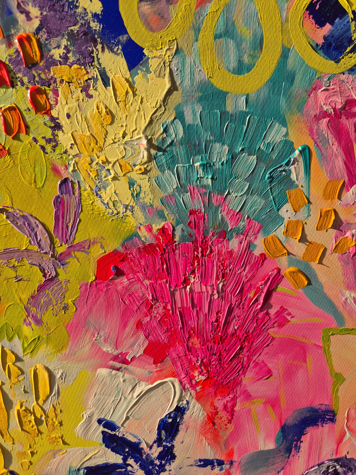 '- SOLD - "Pina Colada's" - 110cm x 180cm - Acrylic On Canvas - Image 19