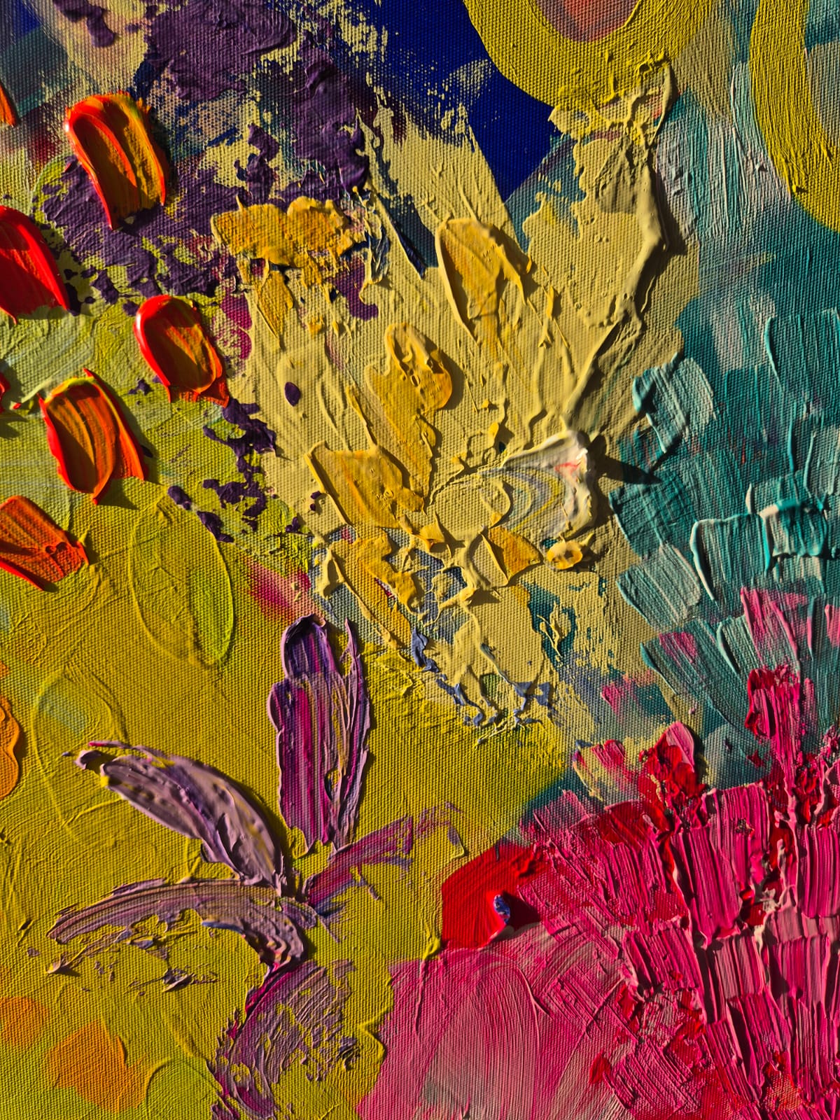 '- SOLD - "Pina Colada's" - 110cm x 180cm - Acrylic On Canvas - Image 20