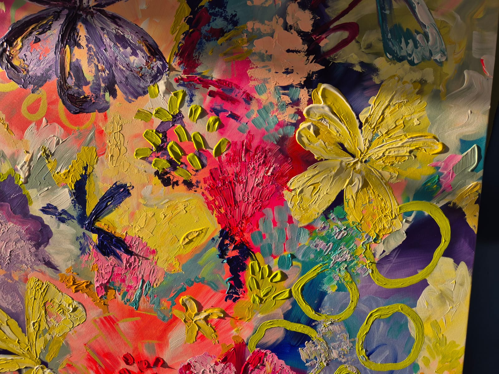 '- SOLD - "Pina Colada's" - 110cm x 180cm - Acrylic On Canvas - Image 18