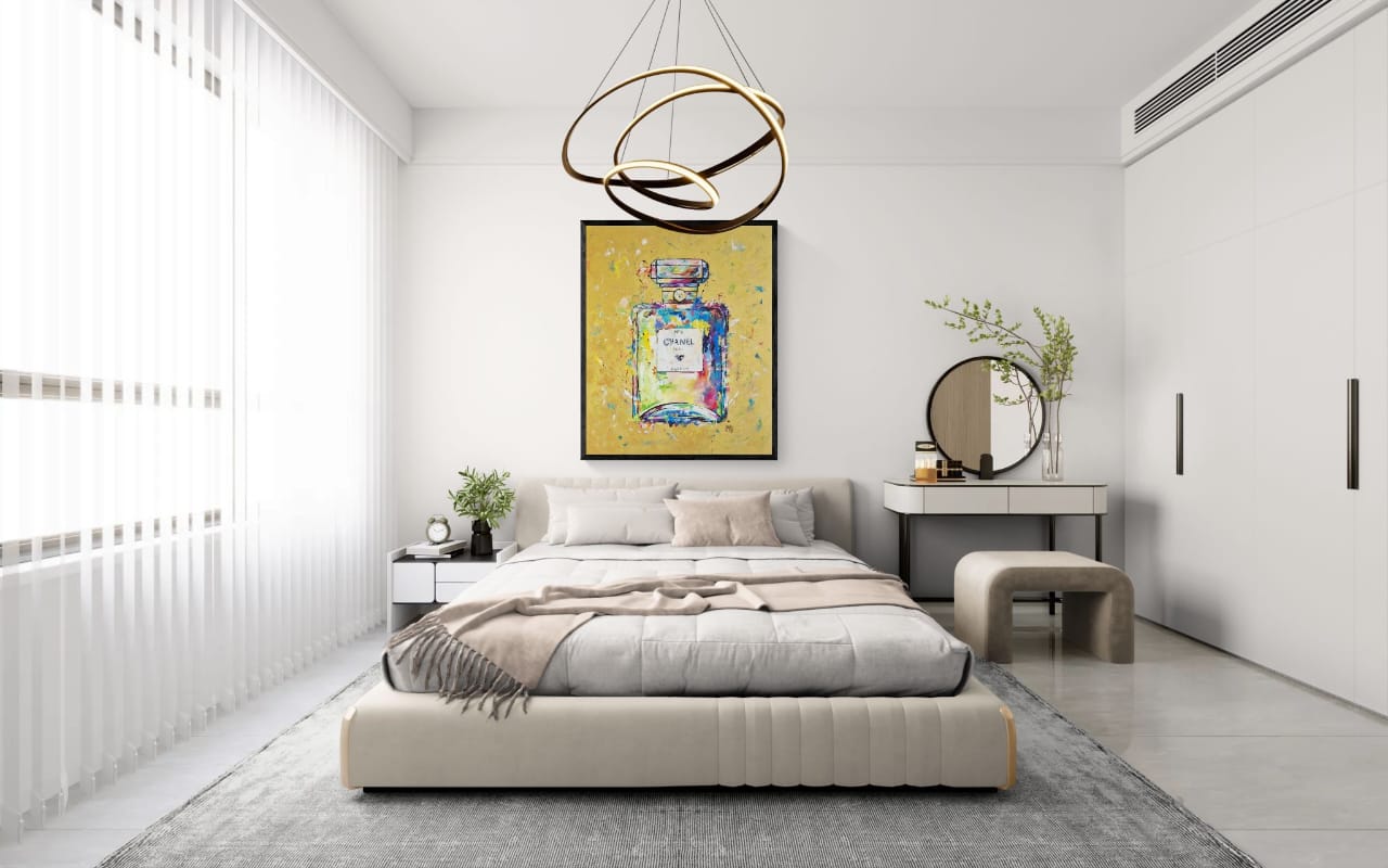 '- SOLD - "Gorgeous" - 100 x 120cm - Acrylic On Canvas - Framed In Black - Image 15