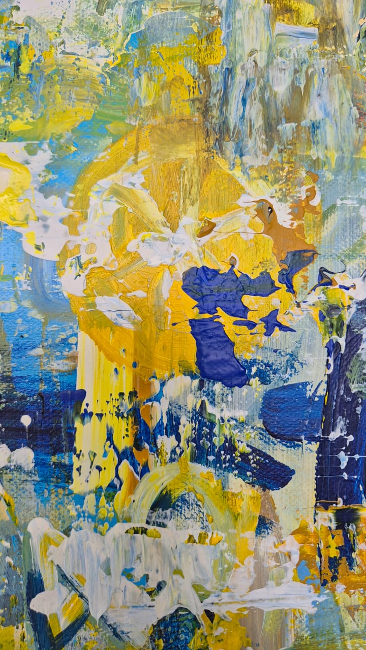'- SOLD - "Tides of Texture" - 59.5cm x 84cm - Acrylic On Canvas - Image 11