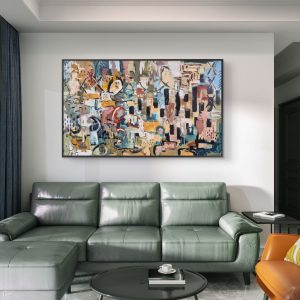 '-SOLD- "Echo" - 91 x 152cm - Acrylic On Canvas