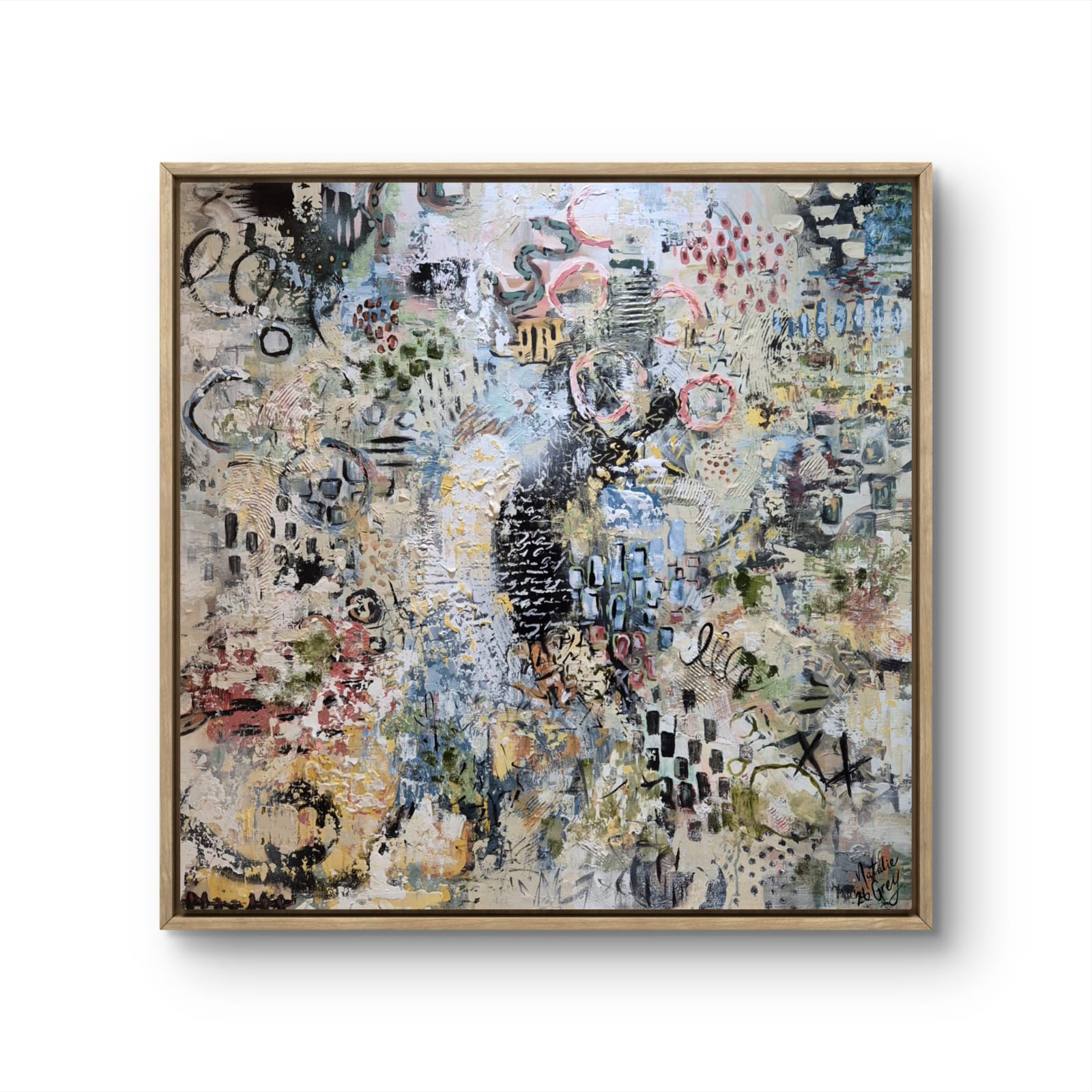 "Addicted" - 120 x 120cm - Acrylic on canvas - Unframed