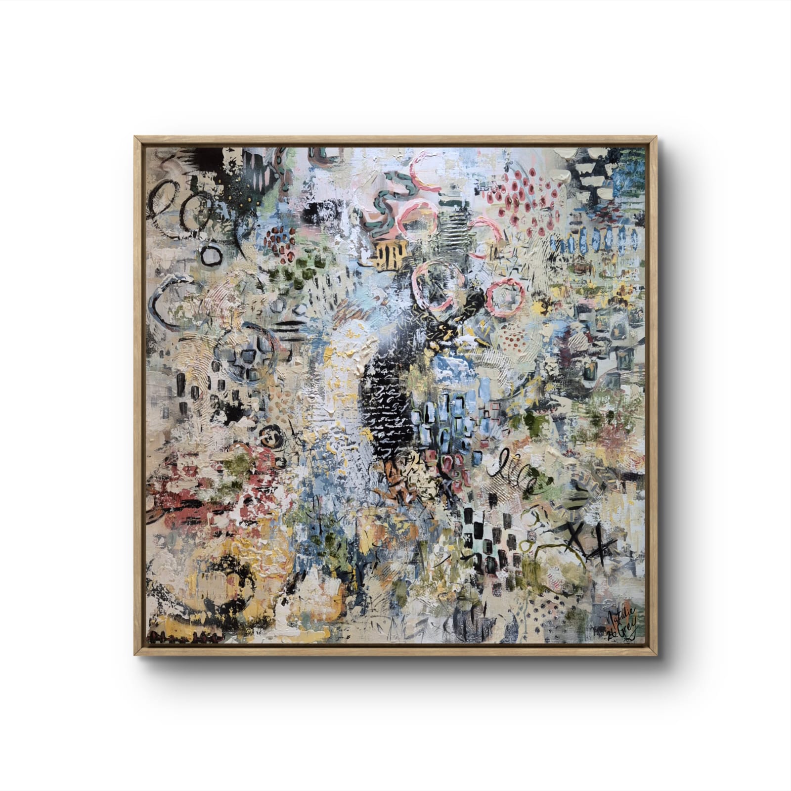 "Addicted" - 120 x 120cm - Acrylic on canvas - Unframed - Image 11