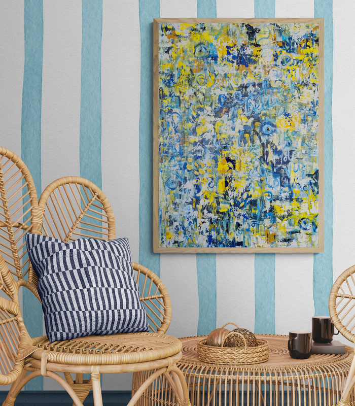 '- SOLD - "Tides of Texture" - 59.5cm x 84cm - Acrylic On Canvas