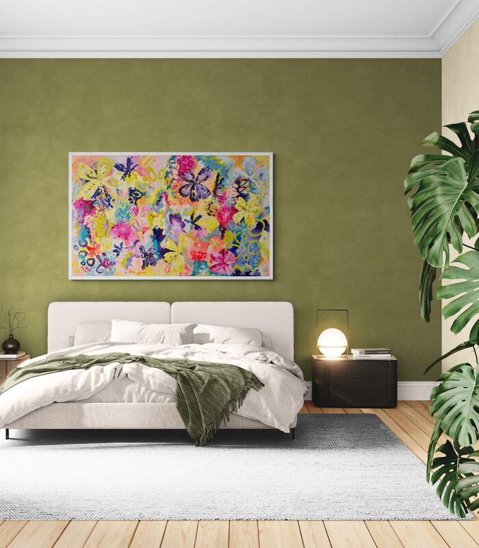 '- SOLD - "Pina Colada's" - 110cm x 180cm - Acrylic On Canvas - Image 3