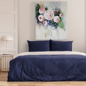 '- SOLD - "Dreams of Blooms" - 100 x 120cm - Acrylic on Canvas