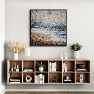 '-SOLD - "Sea Of Solace" - 100 x 100cm - Acrylic On Canvas